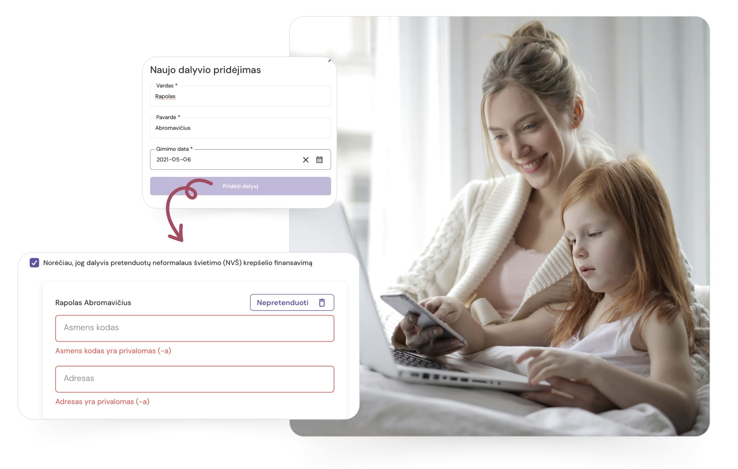 Automatizuoto NVŠ sutarčių pasirašymo galimybės su Exoclass - sumažinkite administracinę naštą ir pagreitinkite procesą.